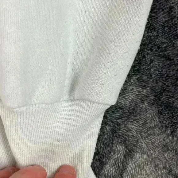 Vtg Hanes Activewear '36 Ford Sweatshirt Made In USA Size L/XL White Pullover - Picture 13 of 14